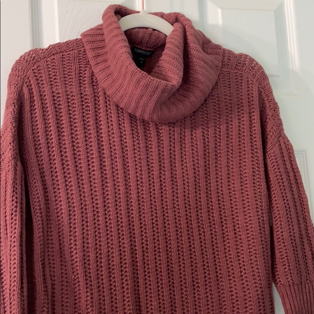 mid-thigh turtleneck